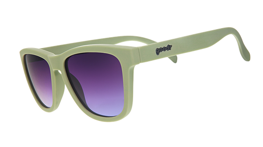 Dawn of A New Sage | gafas de sol cuadradas verdes con cristales morados degradados | gafas de sol goodr OG