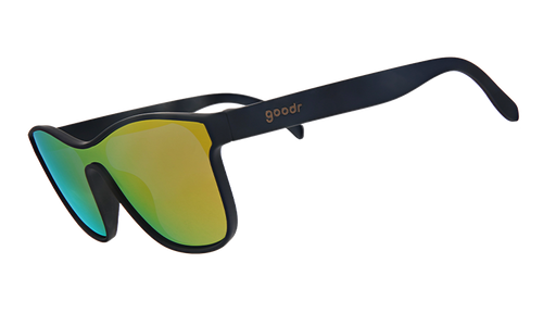 From Zero to Blitzed |gafas de sol negras de estilo futurista con lentes ámbar | gafas de sol goodr